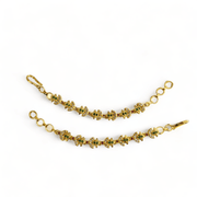 Opal Touch - Radiant Splendor Matil - Red-Green-White Gold Plated - Ear Chain