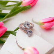 Opal Touch - Radiant Sunburst Ring - Ring