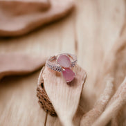 Opal Touch - Radiant Sunburst Ring - Ring