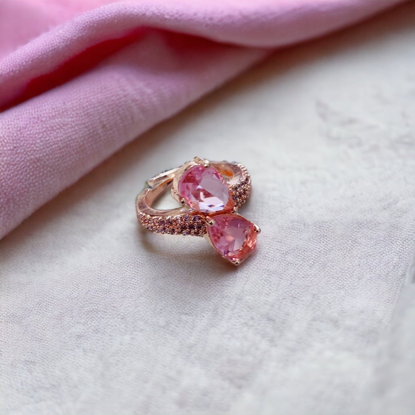 Opal Touch - Radiant Sunburst Ring - Ring