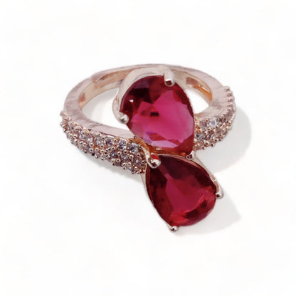 Opal Touch - Radiant Sunburst Ring - Ring