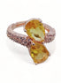 Opal Touch - Radiant Sunburst Ring - Ring