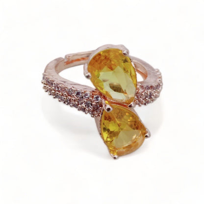 Opal Touch - Radiant Sunburst Ring - Ring