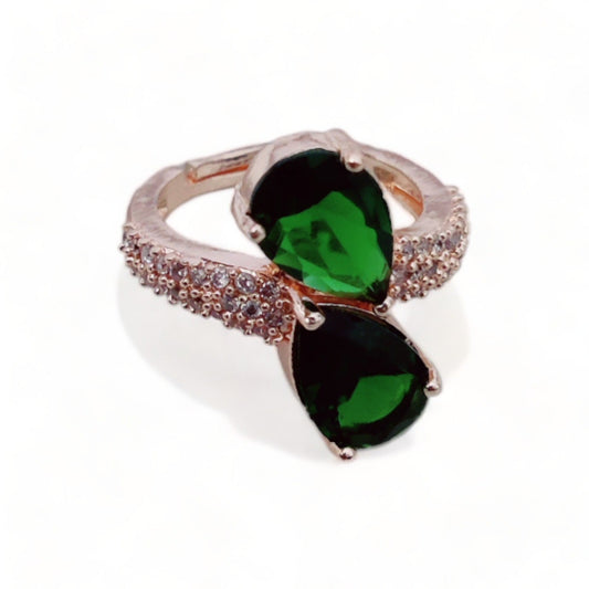 Opal Touch - Radiant Sunburst Ring - Ring