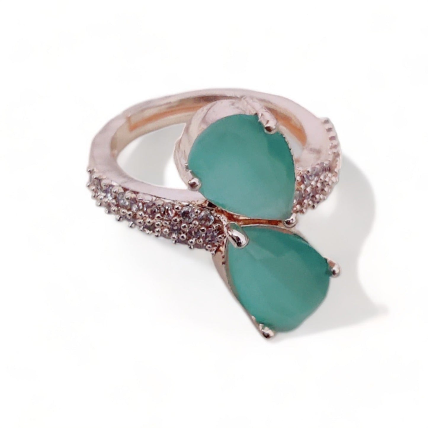 Opal Touch - Radiant Sunburst Ring - Ring