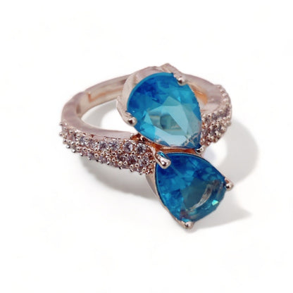 Opal Touch - Radiant Sunburst Ring - Ring