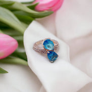 Opal Touch - Radiant Sunburst Ring - Ring
