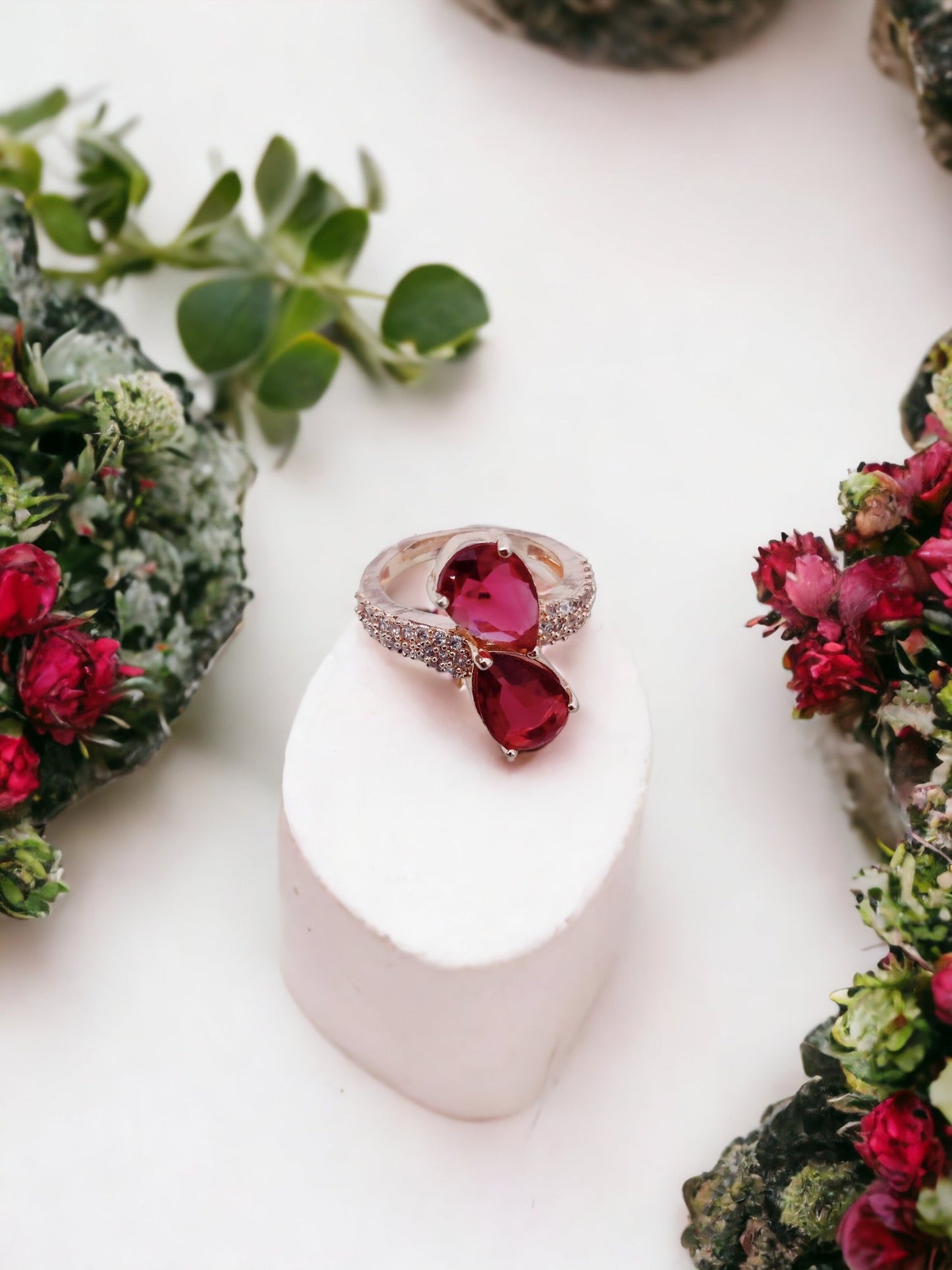 Opal Touch - Radiant Sunburst Ring - Ring