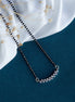 Mangalsutra - Radiant Unity Rhodium Mangalsutra - Opal Touch