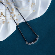 Mangalsutra - Radiant Unity Rhodium Mangalsutra - Opal Touch