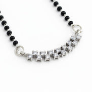 Radiant Unity Rhodium Mangalsutra - Opal Touch