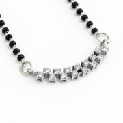 Radiant Unity Rhodium Mangalsutra - Opal Touch