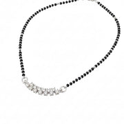 Radiant Unity Rhodium Mangalsutra - Opal Touch