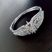 Opal Touch - Radiant White Rhodium Bracelet - Bracelets