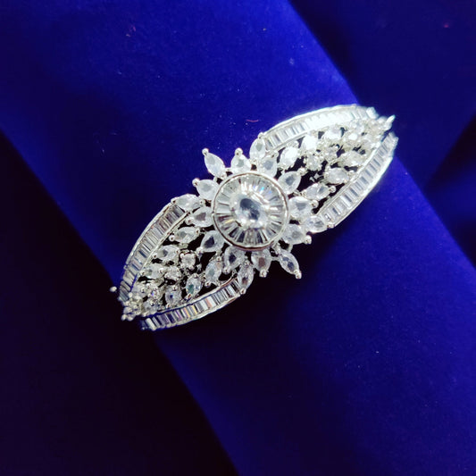 Opal Touch - Radiant White Rhodium Bracelet - Bracelets