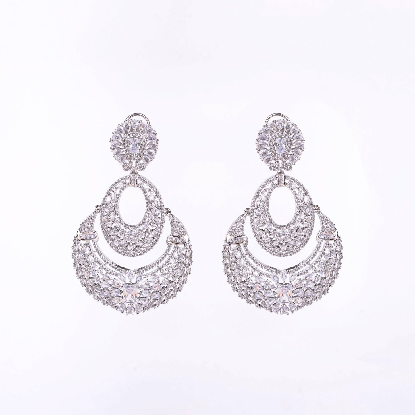 Opal Touch - Radiant White Studs - Earrings