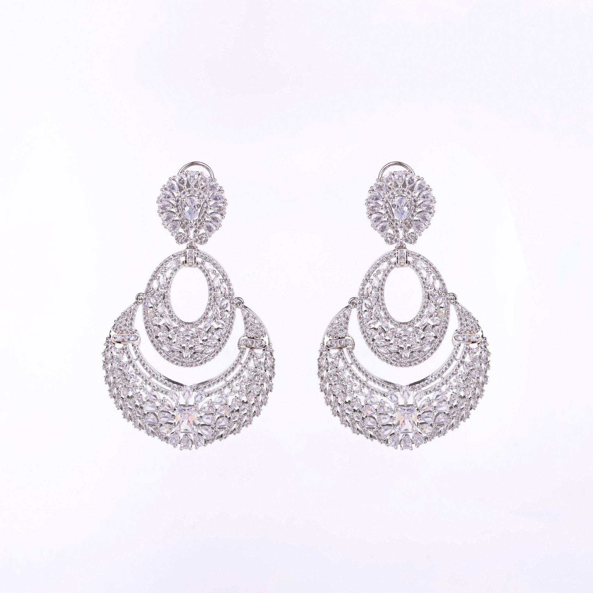 Opal Touch - Radiant White Studs - Earrings