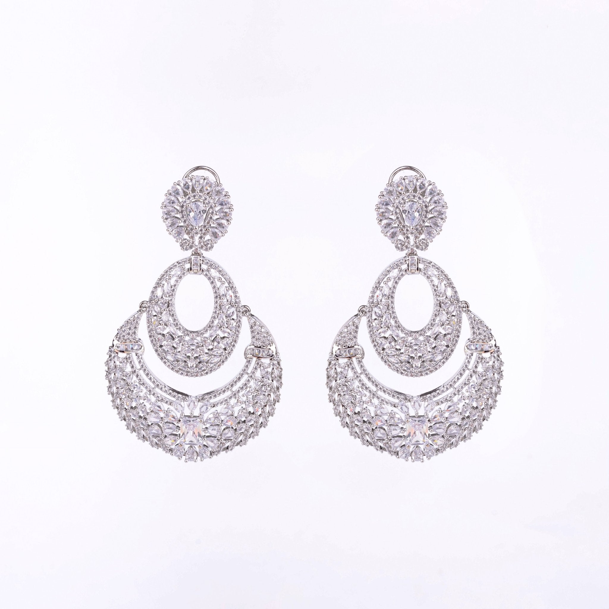 Opal Touch - Radiant White Studs - Earrings