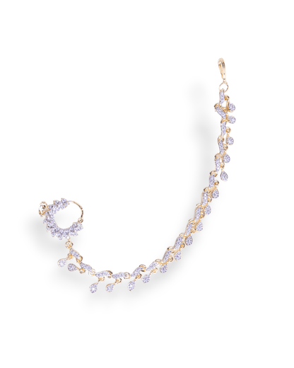 Opal Touch - Radiant White Two Tone Nose Pin - Nose Pin