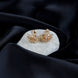 Studs - Red Gold Plated Cultural AD Studs - Opal Touch