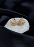 Studs - Red Gold Plated Cultural AD Studs - Opal Touch