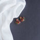 Studs - Red Gold Plated Cultural AD Studs - Opal Touch