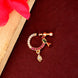 Opal Touch - Red-Green Gold Nose Pin - Nose pin