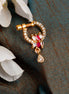 Opal Touch - Red-White Gold Nose Pin - Nose pin