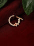 Opal Touch - Red-White Gold Nose Pin - Nose pin
