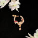 Opal Touch - Red-White Gold Nose Pin - Nose pin