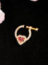 Opal Touch - Red-White Gold Nose Pin - Nose pin