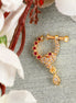 Opal Touch - Red-White Gold Nose Pin - Nose pin