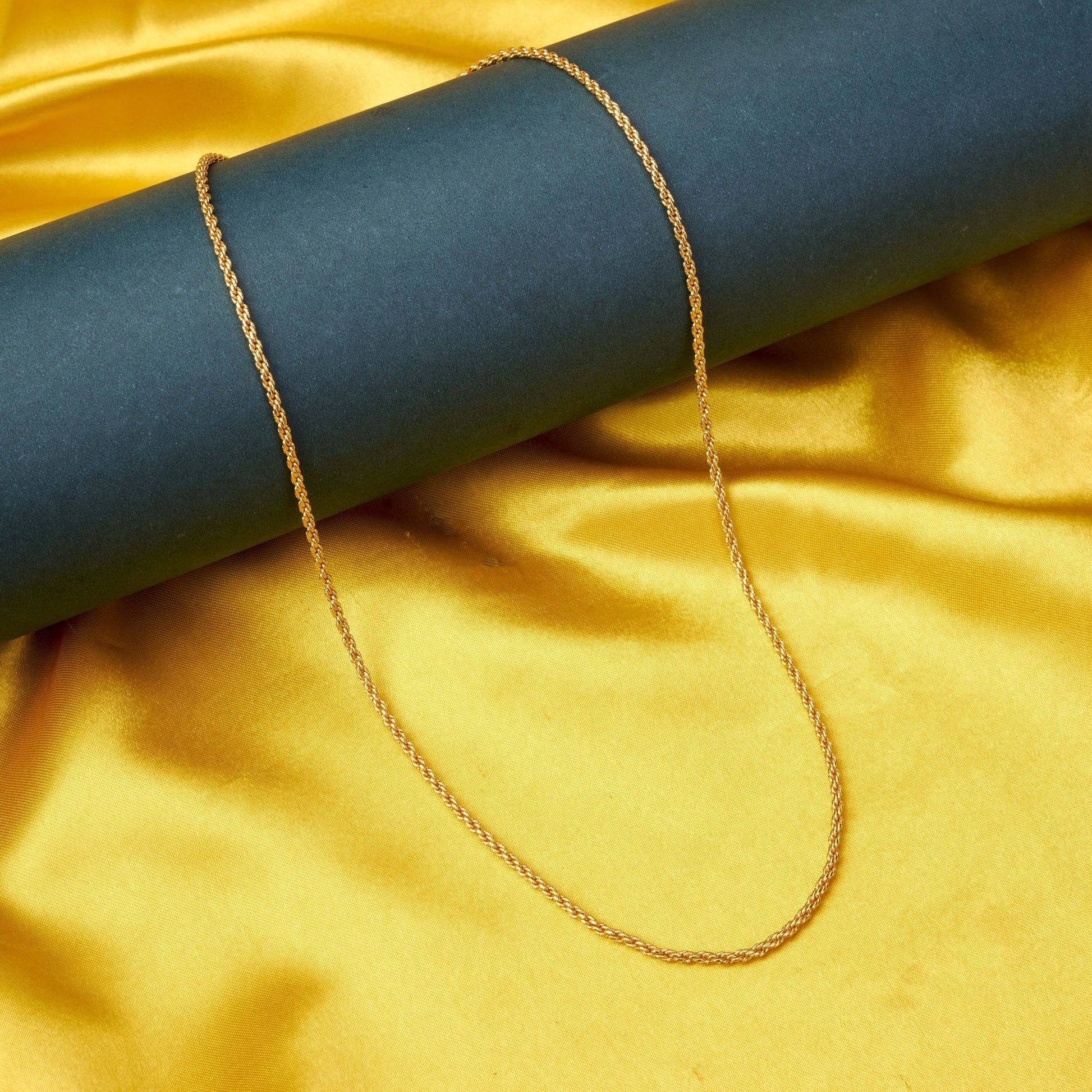 Chain - Refined Gold - Plated Sleek Chain - Opal Touch