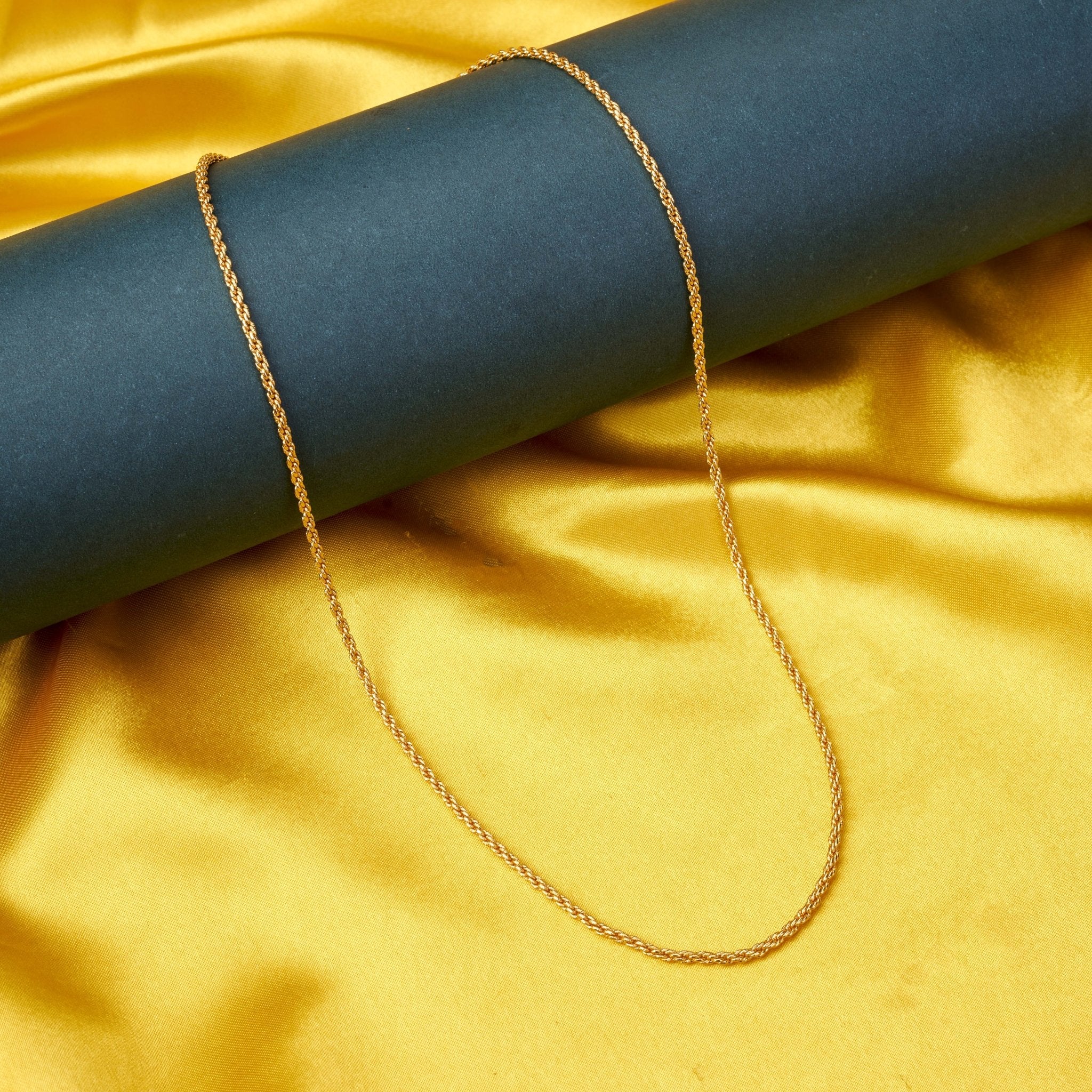Chain - Refined Gold - Plated Sleek Chain - Opal Touch