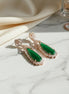 Regal Azure Glimmer Earrings - Opal Touch
