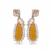Regal Azure Glimmer Earrings - Opal Touch