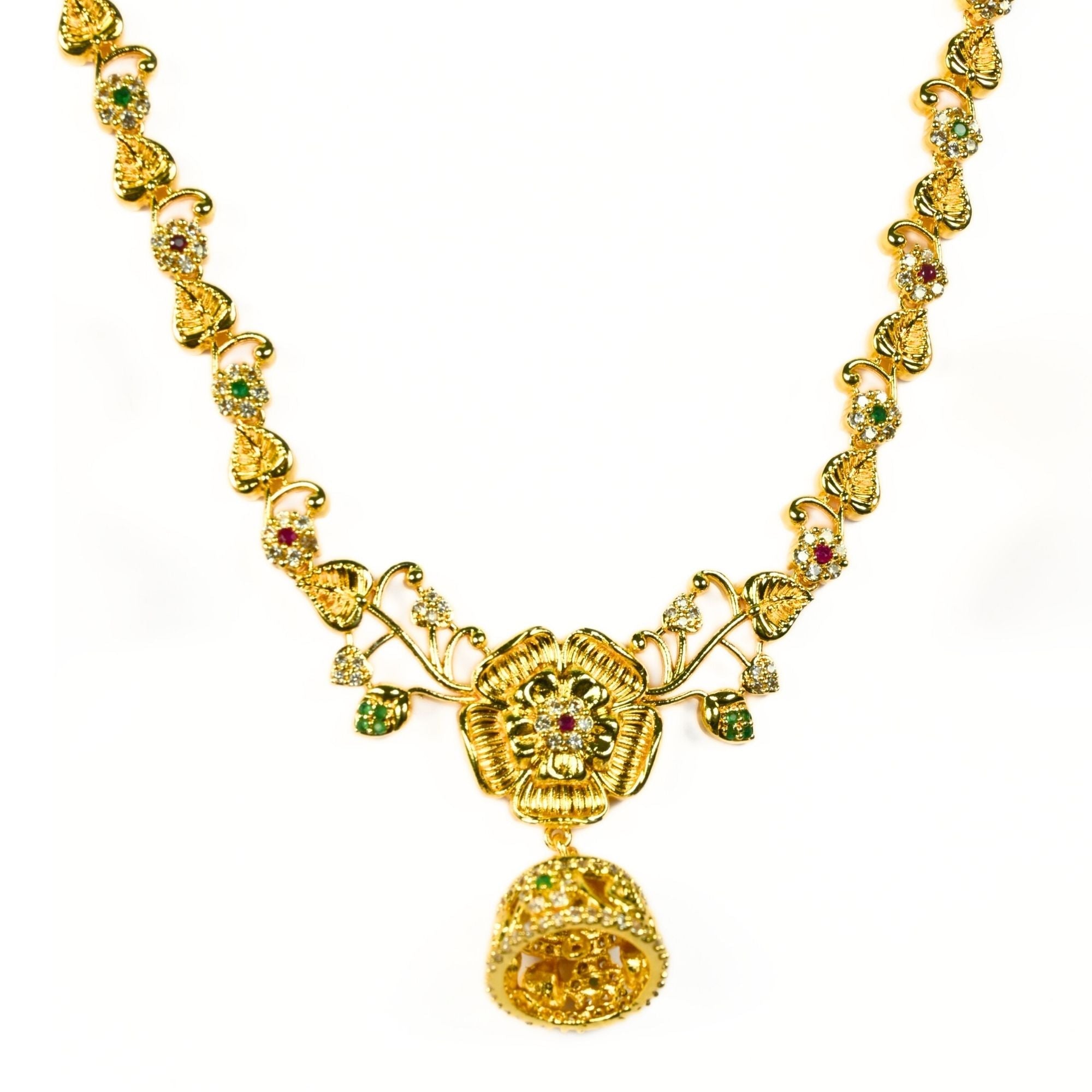 Necklace - Regal Bloom Necklace - Opal Touch