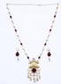 Necklace - Regal Harmony Gold Plated Necklace - Opal Touch