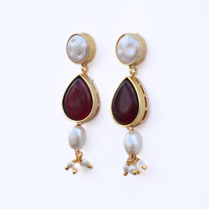 Necklace - Regal Harmony Gold Plated Necklace - Opal Touch