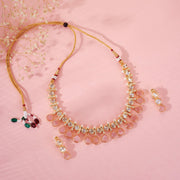 Necklace - Regal Harmony Kundan Style Necklace Set - Opal Touch
