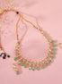 Necklace - Regal Harmony Kundan Style Necklace Set - Opal Touch