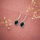Earrings - Regal Oval Glow Drops - Opal Touch