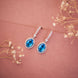 Earrings - Regal Oval Glow Drops - Opal Touch