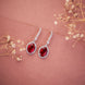 Earrings - Regal Oval Glow Drops - Opal Touch