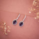 Earrings - Regal Oval Glow Drops - Opal Touch