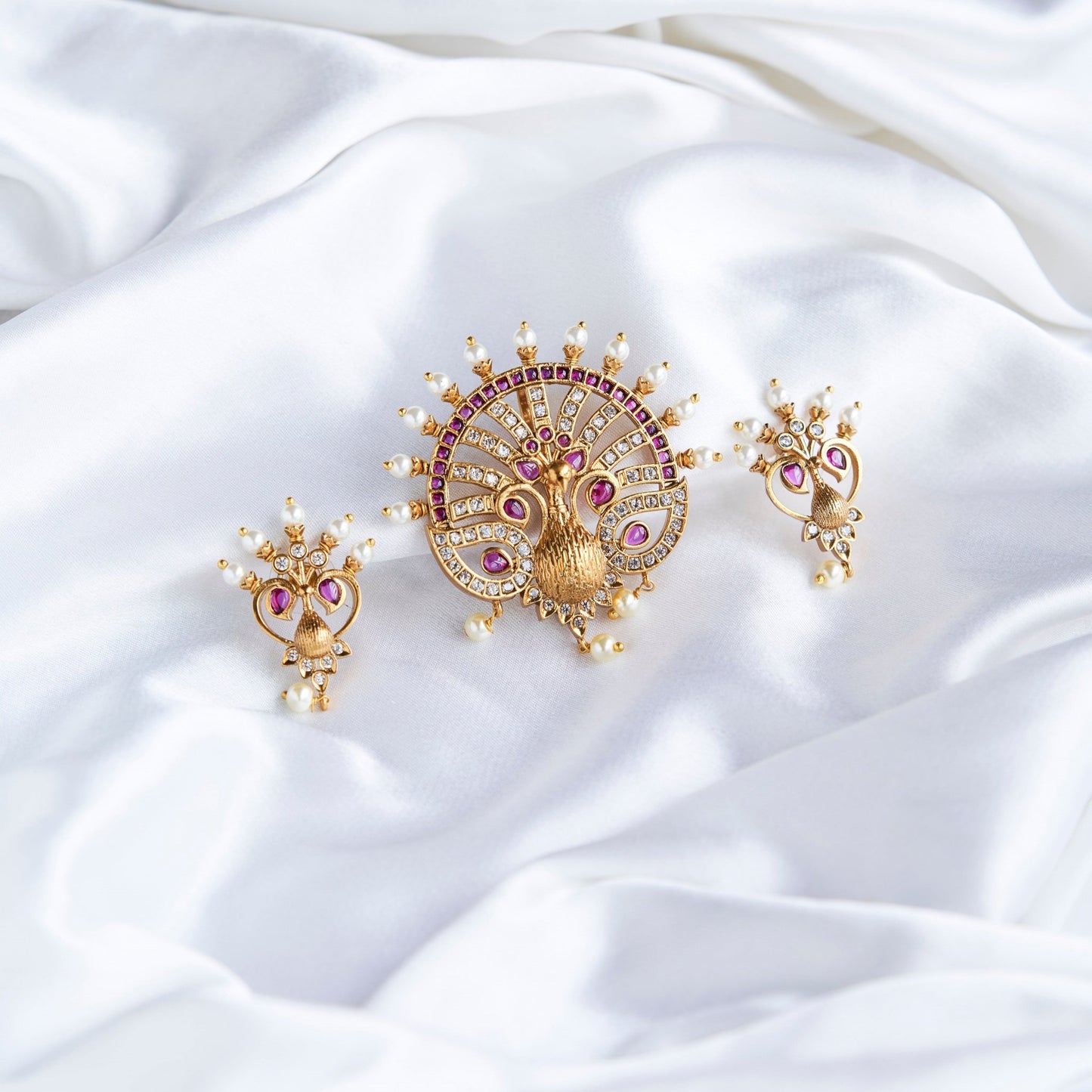 Locket Set - Regal Peacock Matte Locket Set - Opal Touch