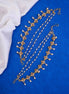 Kaan Chain - Regal Pearl & Gold Floral Adornments - Opal Touch