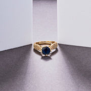 Rings - Regal Spark Gold Plated Ring - Opal Touch