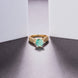Rings - Regal Spark Gold Plated Ring - Opal Touch