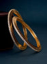 Bangles - Regalia Wraps Gold Plated Bangles - Opal Touch